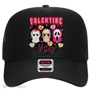 Horror ValentinesRetro Valentine’S Day Valentine Vibes Hat