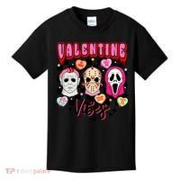 Horror ValentinesRetro Valentine’S Day Valentine Vibes Kids T-Shirt thumb 0