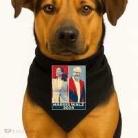 Harris Walz 2024 Kamala Harris Tim Walz For Vp USA-Made Doggie Bandana thumb 1