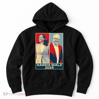 Harris Walz 2024 Kamala Harris Tim Walz For Vp Hoodie