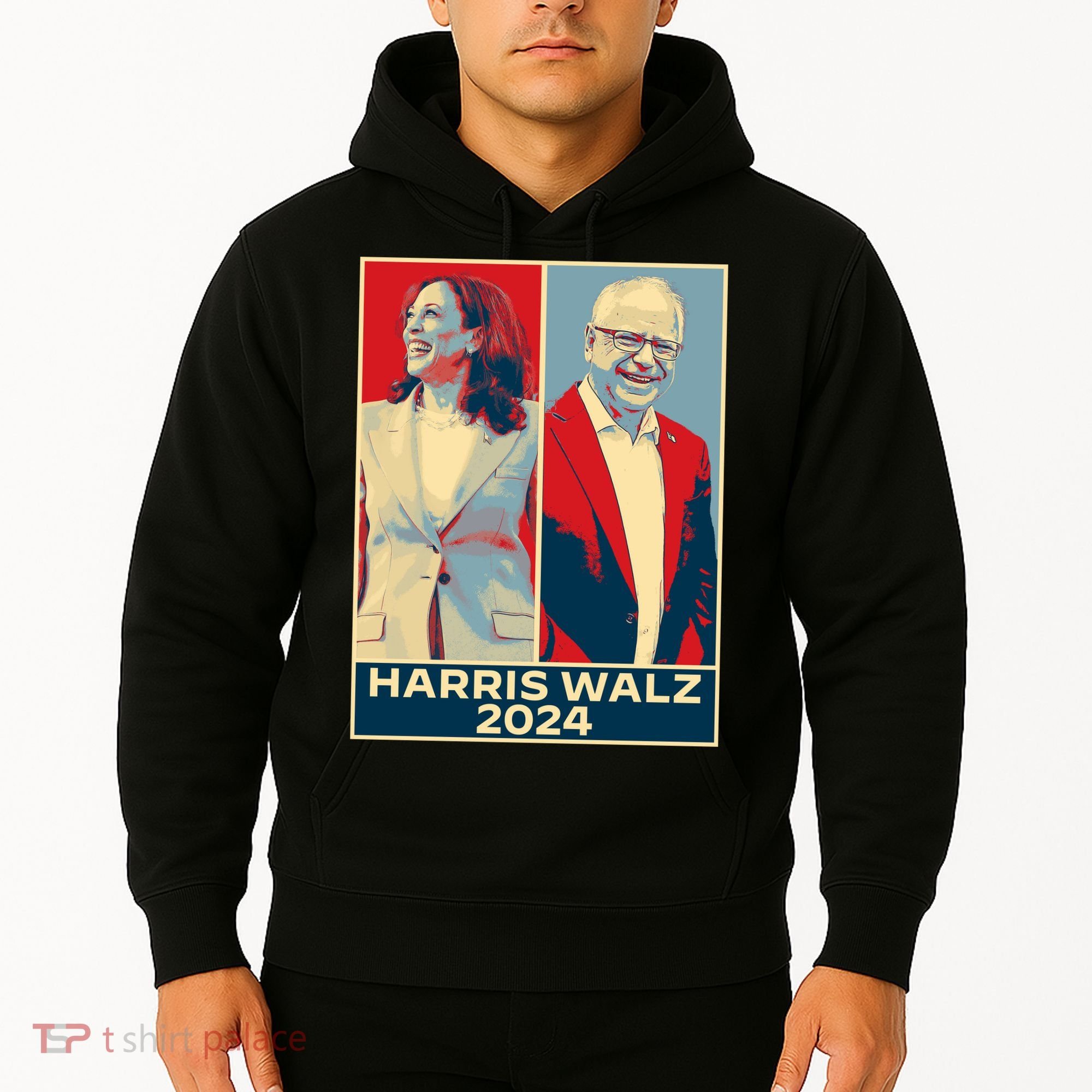 Harris Walz 2024 Kamala Harris Tim Walz For Vp Hoodie