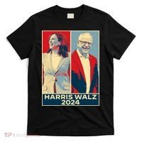 Harris Walz 2024 Kamala Harris Tim Walz For Vp T-Shirt thumb 0