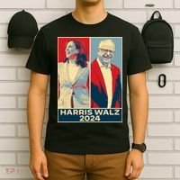 Harris Walz 2024 Kamala Harris Tim Walz For Vp T-Shirt thumb 6