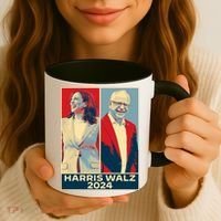 Harris Walz 2024 Kamala Harris Tim Walz For Vp Coffee Mug thumb 3