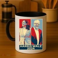 Harris Walz 2024 Kamala Harris Tim Walz For Vp Coffee Mug thumb 4