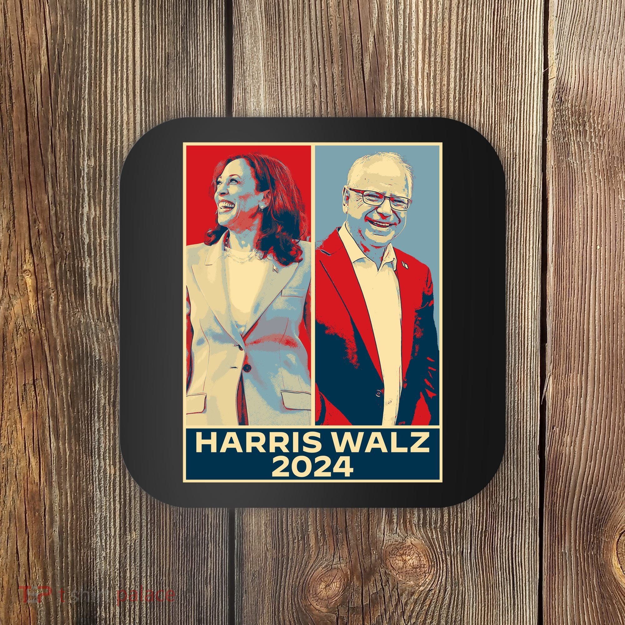 Harris Walz 2024 Kamala Harris Tim Walz For Vp Coaster