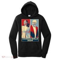 Harris Walz 2024 Kamala Harris Tim Walz For Vp Women's Hoodie thumb 0