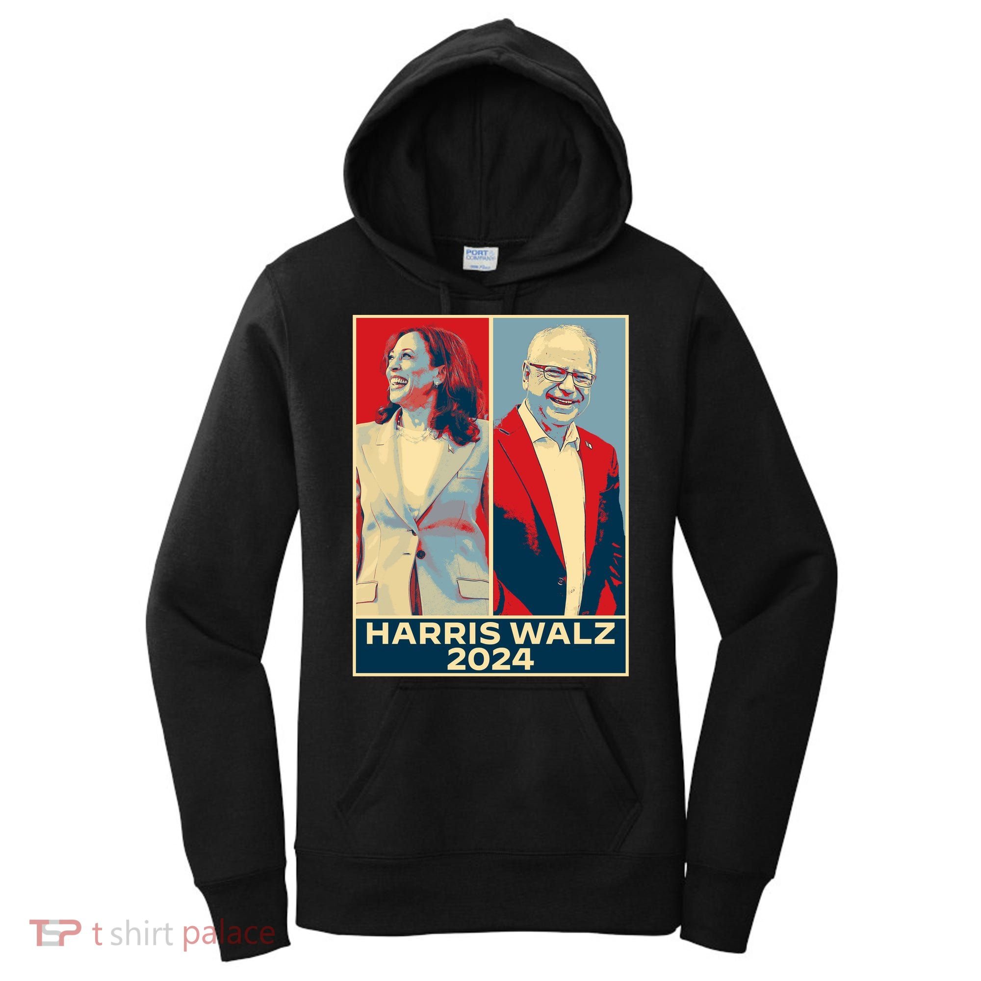 Harris Walz 2024 Kamala Harris Tim Walz For Vp Women's Hoodie
