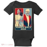 Harris Walz 2024 Kamala Harris Tim Walz For Vp Baby Bodysuit thumb 0