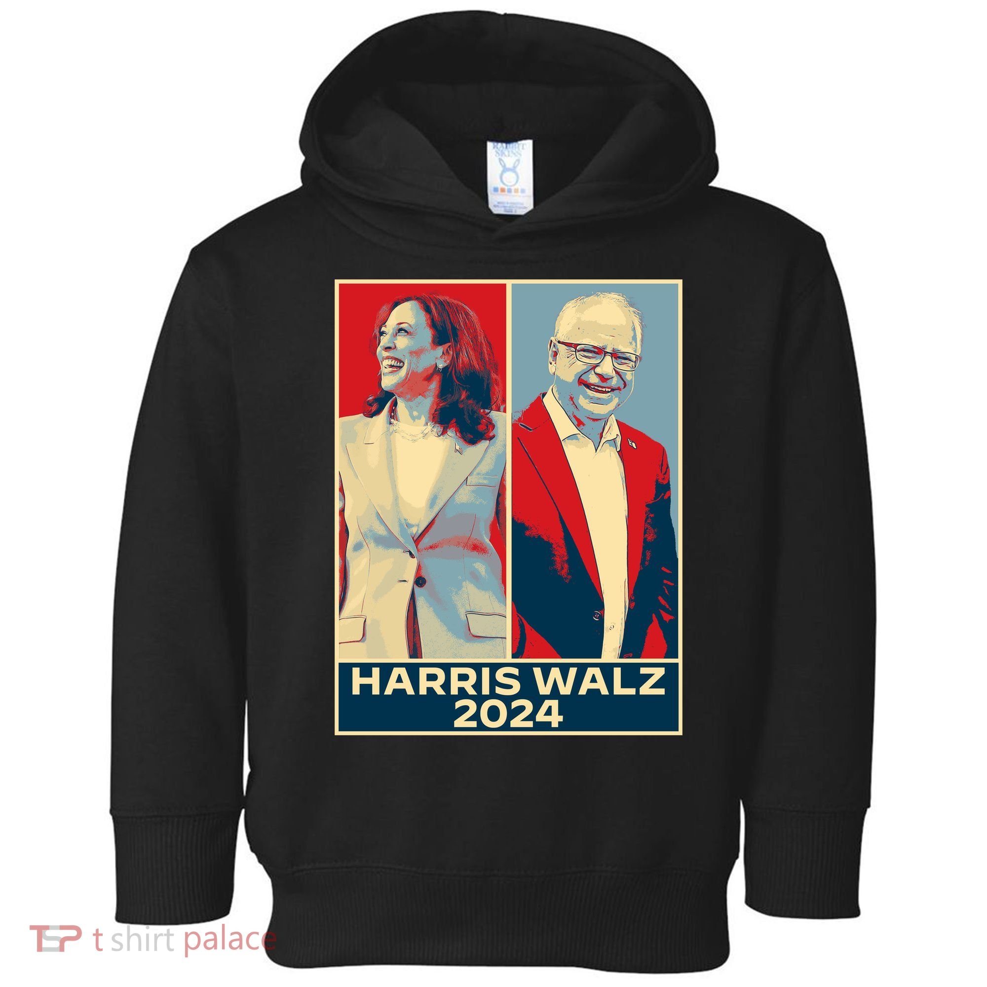 Harris Walz 2024 Kamala Harris Tim Walz For Vp Toddler Hoodie