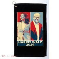 Harris Walz 2024 Kamala Harris Tim Walz For Vp Golf Towel thumb 0
