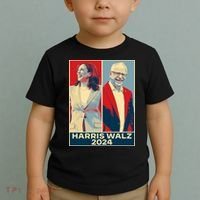 Harris Walz 2024 Kamala Harris Tim Walz For Vp Toddler T-Shirt thumb 2