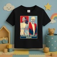 Harris Walz 2024 Kamala Harris Tim Walz For Vp Toddler T-Shirt thumb 3