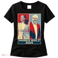 Harris Walz 2024 Kamala Harris Tim Walz For Vp Women's T-Shirt thumb 0
