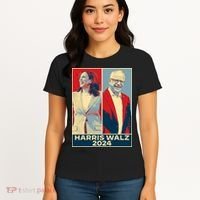 Harris Walz 2024 Kamala Harris Tim Walz For Vp Women's T-Shirt thumb 4