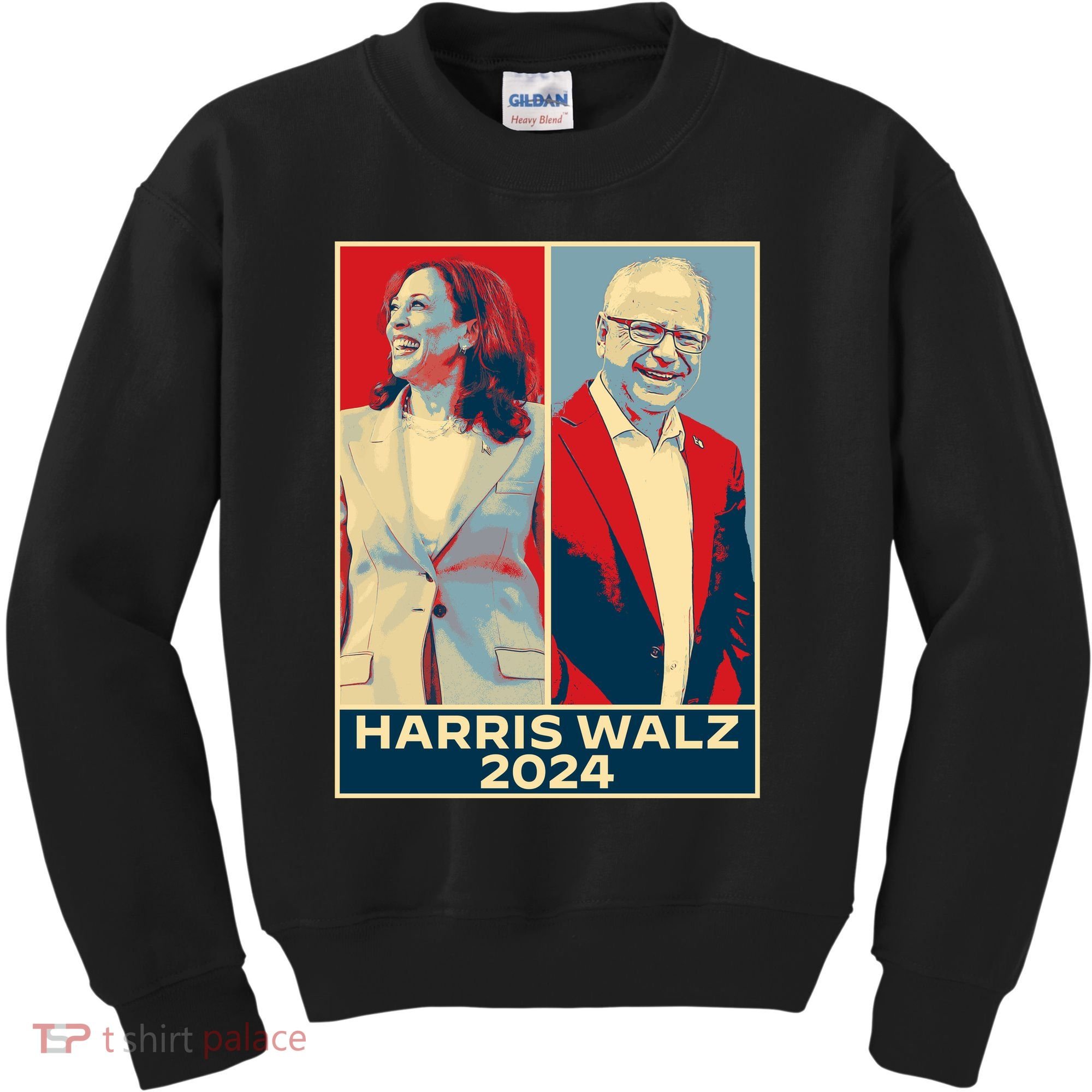 Harris Walz 2024 Kamala Harris Tim Walz For Vp Kids Sweatshirt