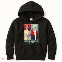 Harris Walz 2024 Kamala Harris Tim Walz For Vp Kids Hoodie thumb 0