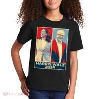 Harris Walz 2024 Kamala Harris Tim Walz For Vp Kids T-Shirt thumb 2