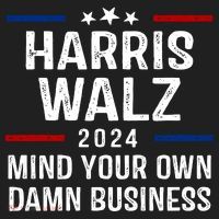 Harris Walz 2024 Mind Your Own Damn Business Beanie thumb 2