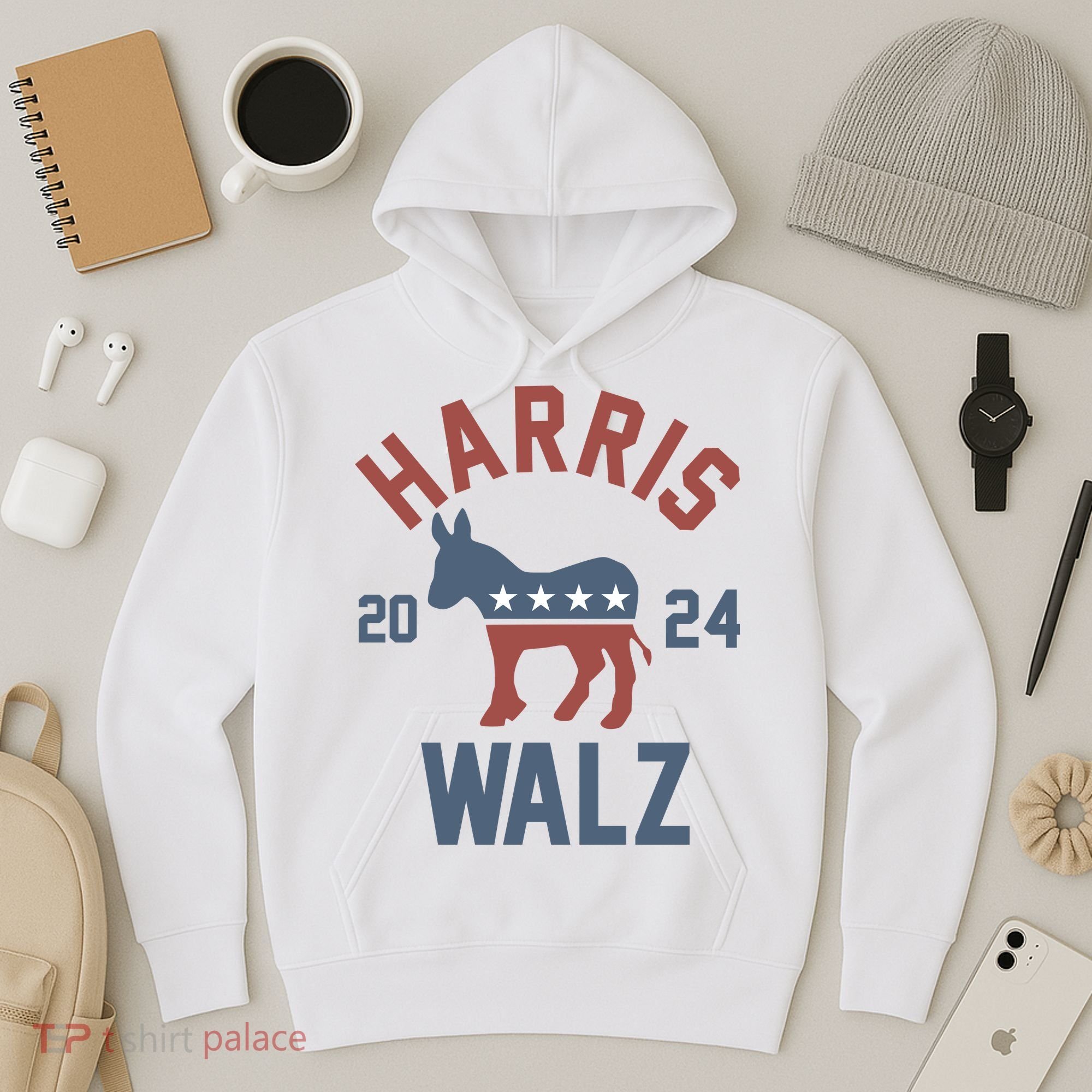 Harris Walz 2024 Kamala Harris Tim Walz For Vp Hoodie