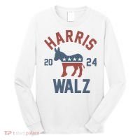 Harris Walz 2024 Kamala Harris Tim Walz For Vp Long Sleeve Shirt thumb 0