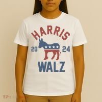 Harris Walz 2024 Kamala Harris Tim Walz For Vp T-Shirt thumb 4