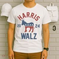 Harris Walz 2024 Kamala Harris Tim Walz For Vp T-Shirt thumb 6
