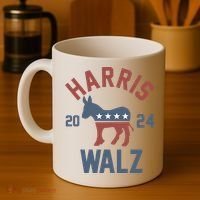 Harris Walz 2024 Kamala Harris Tim Walz For Vp Coffee Mug thumb 4