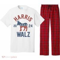 Harris Walz 2024 Kamala Harris Tim Walz For Vp Pajama Set thumb 0