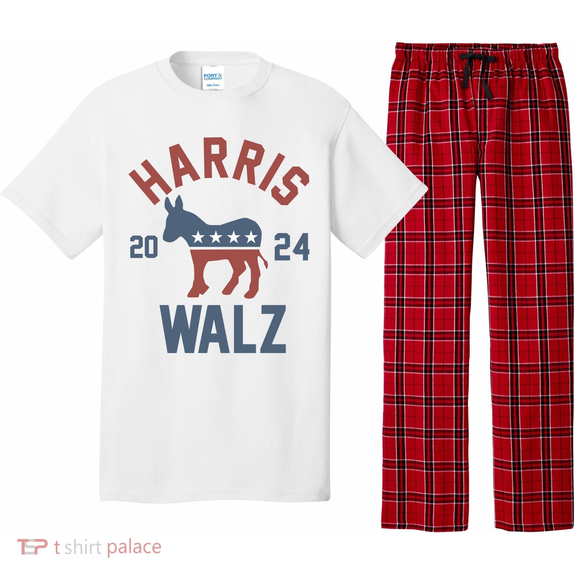Harris Walz 2024 Kamala Harris Tim Walz For Vp Pajama Set