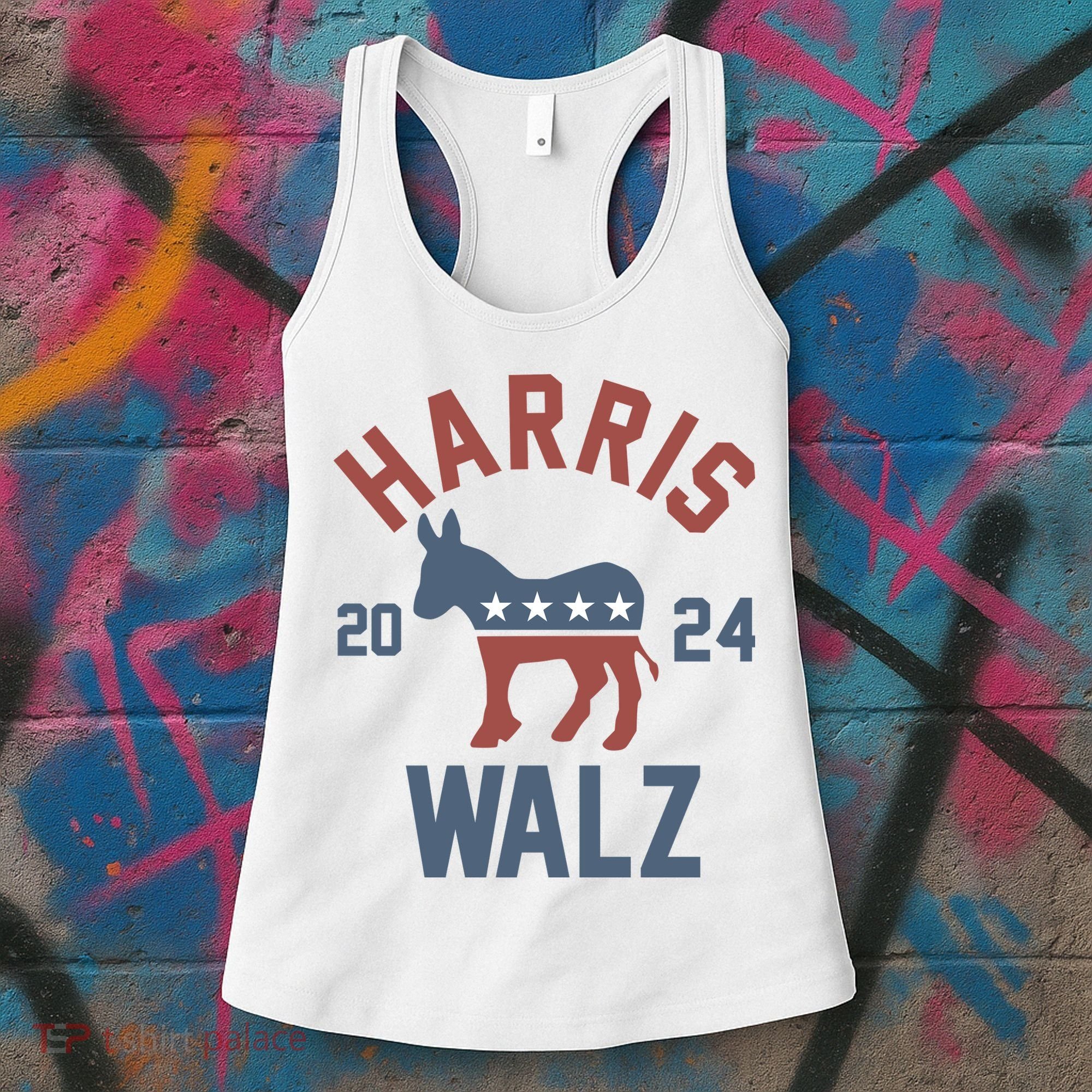 Harris Walz 2024 Kamala Harris Tim Walz For Vp Women's Tank Top