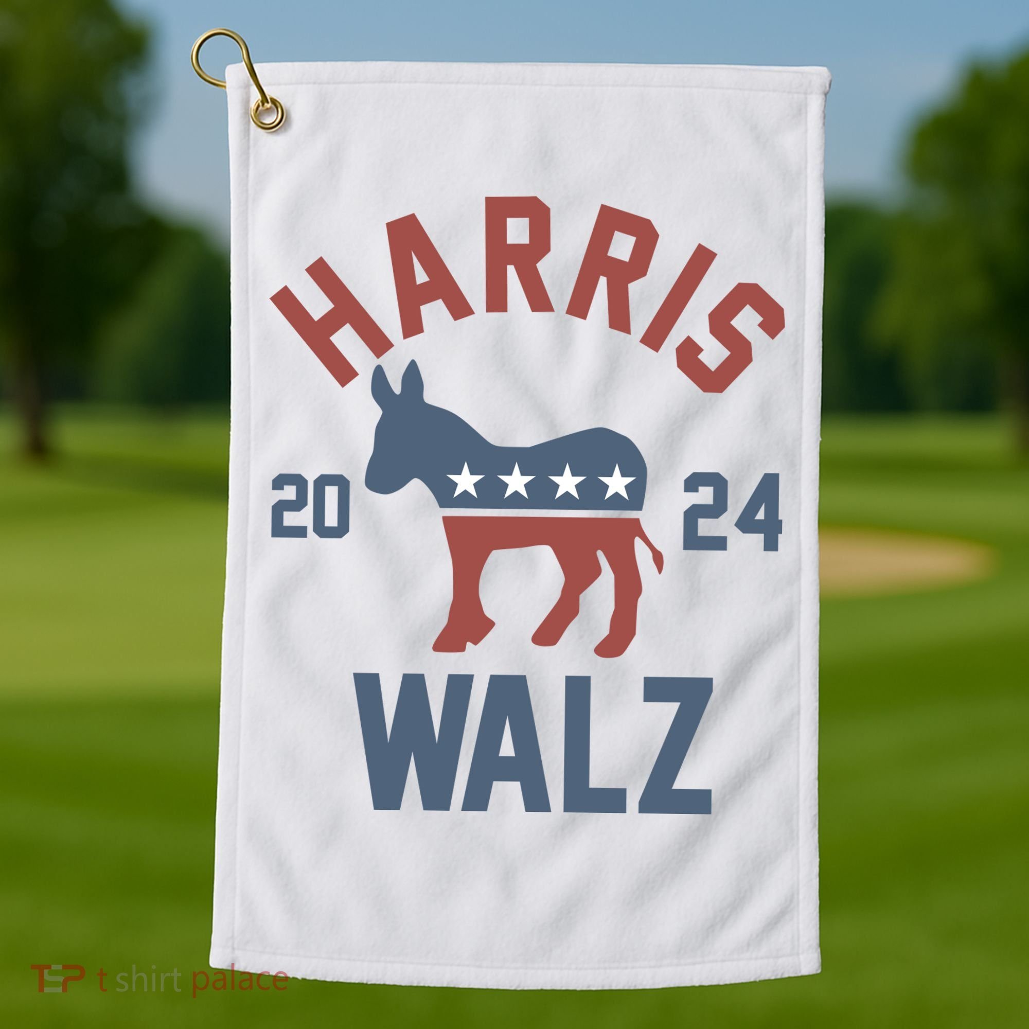 Harris Walz 2024 Kamala Harris Tim Walz For Vp Golf Towel
