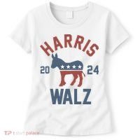 Harris Walz 2024 Kamala Harris Tim Walz For Vp Women's T-Shirt thumb 0