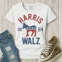 Harris Walz 2024 Kamala Harris Tim Walz For Vp Women's T-Shirt thumb 3