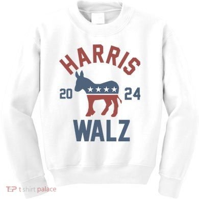 Harris Walz 2024 Kamala Harris Tim Walz For Vp Kids Sweatshirt