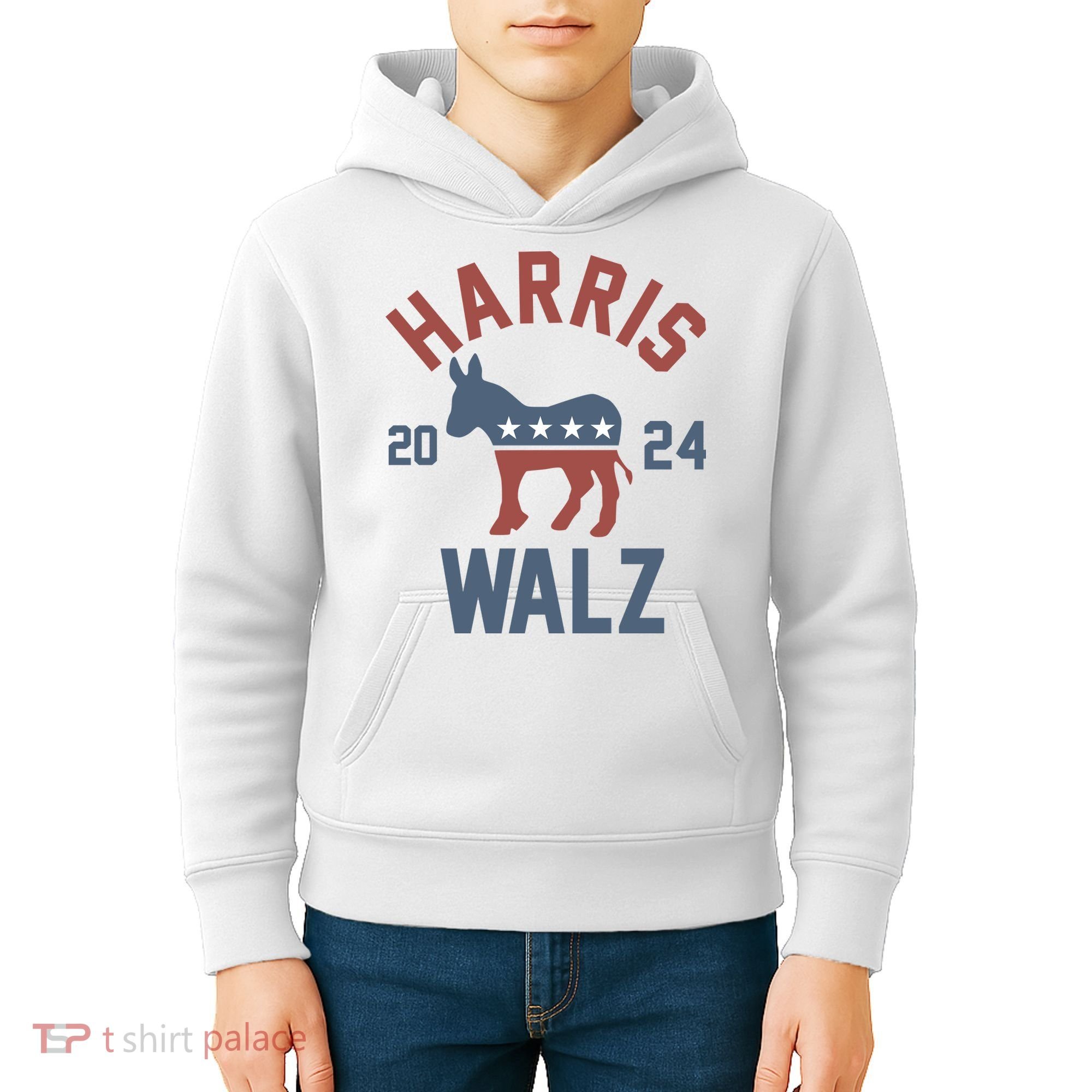 Harris Walz 2024 Kamala Harris Tim Walz For Vp Kids Hoodie