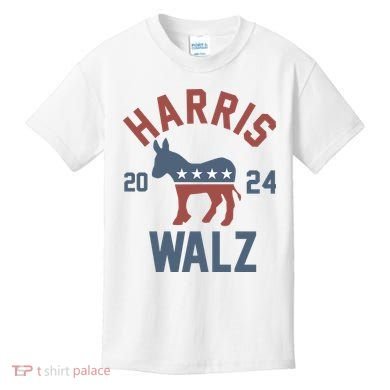 Harris Walz 2024 Kamala Harris Tim Walz For Vp Kids T-Shirt