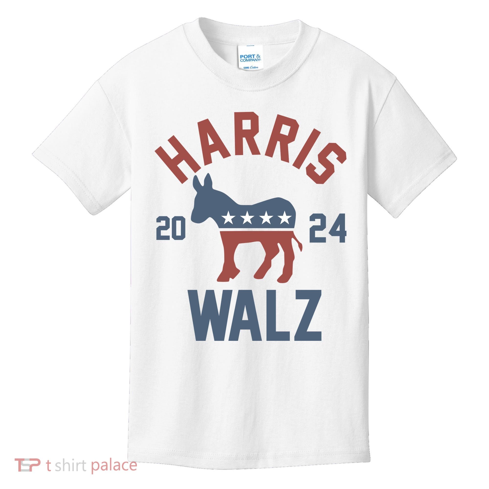 Harris Walz 2024 Kamala Harris Tim Walz For Vp Kids T-Shirt