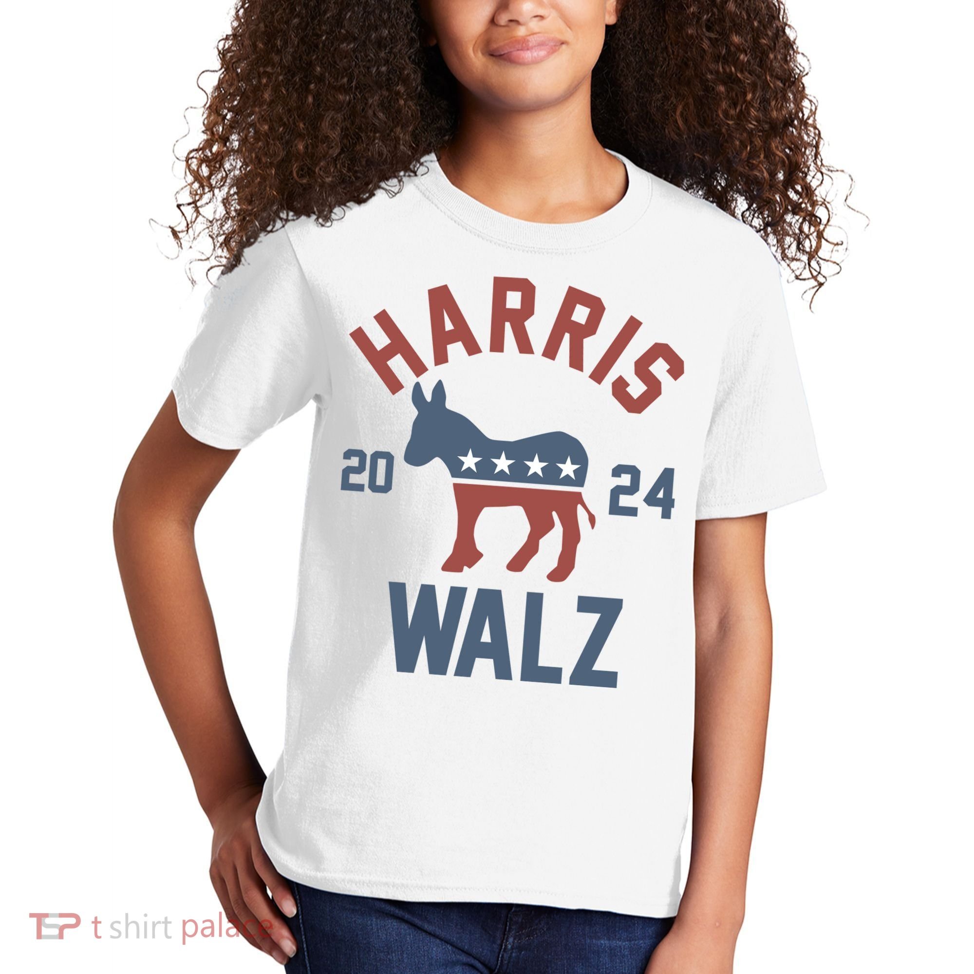 Harris Walz 2024 Kamala Harris Tim Walz For Vp Kids T-Shirt