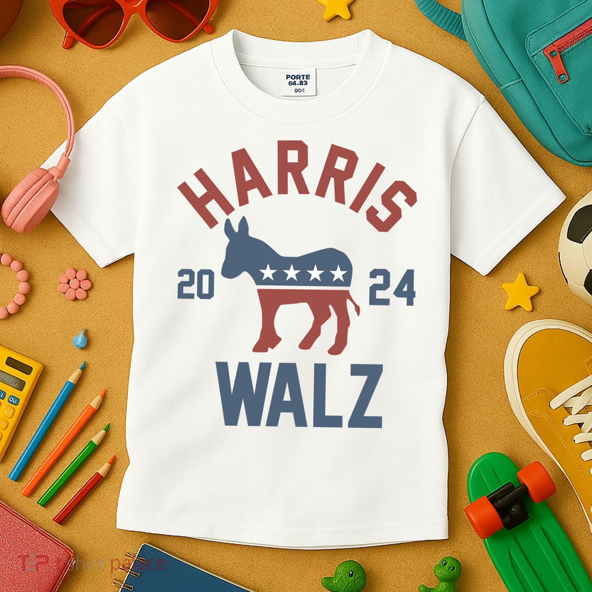 Harris Walz 2024 Kamala Harris Tim Walz For Vp Kids T-Shirt