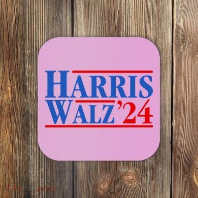 Harris Walz 2024 Kamala Harris Tim Walz For Vp Coaster
