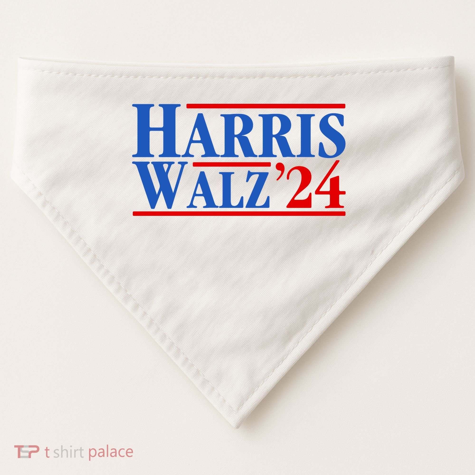 Harris Walz 2024 Kamala Harris Tim Walz For Vp USA-Made Doggie Bandana