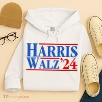 Harris Walz 2024 Kamala Harris Tim Walz For Vp Hoodie thumb 4
