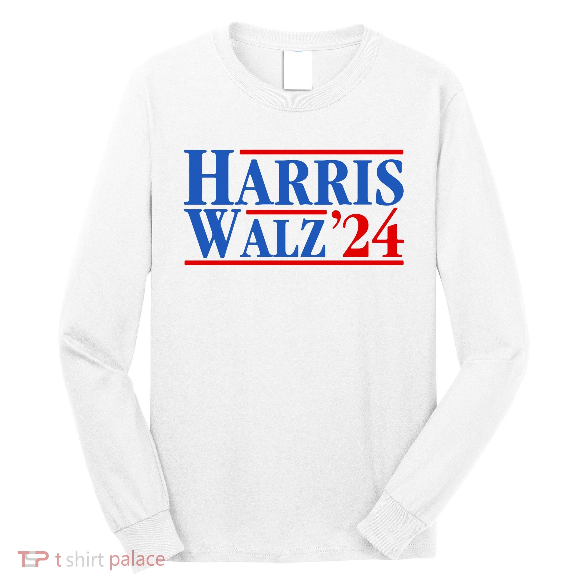 Harris Walz 2024 Kamala Harris Tim Walz For Vp Long Sleeve Shirt