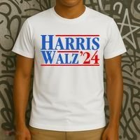 Harris Walz 2024 Kamala Harris Tim Walz For Vp T-Shirt thumb 3