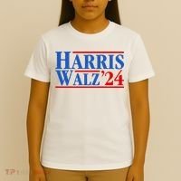 Harris Walz 2024 Kamala Harris Tim Walz For Vp T-Shirt thumb 4