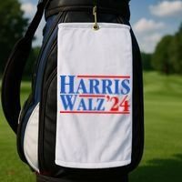Harris Walz 2024 Kamala Harris Tim Walz For Vp Golf Towel thumb 2