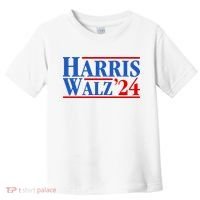 Harris Walz 2024 Kamala Harris Tim Walz For Vp Toddler T-Shirt thumb 0