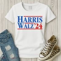 Harris Walz 2024 Kamala Harris Tim Walz For Vp Women's T-Shirt thumb 3