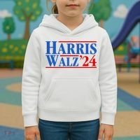 Harris Walz 2024 Kamala Harris Tim Walz For Vp Kids Hoodie thumb 3